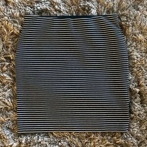 LOFT Striped Skirt NWT